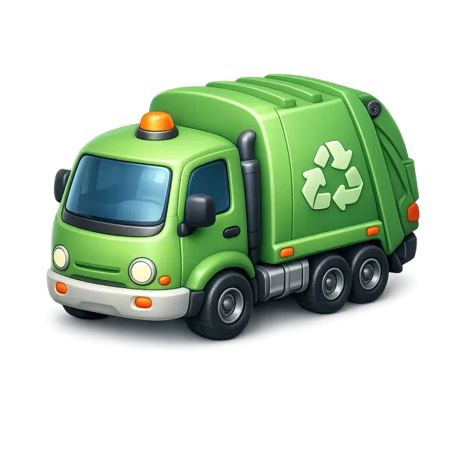 Ilustrasi truk pengangkut sampah Jubelo